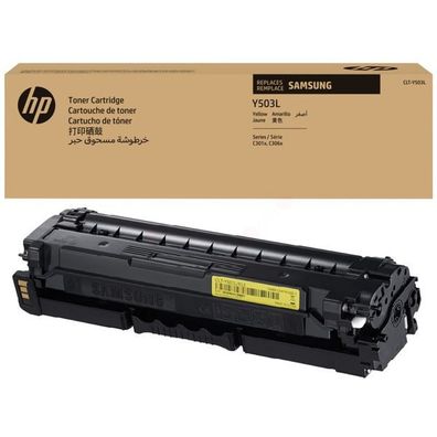 Original Samsung CLT-Y503L SU491A Toner gelb