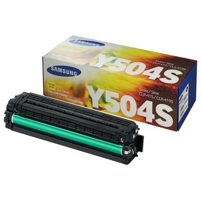 Original Samsung CLT-Y504S SU502A Toner gelb