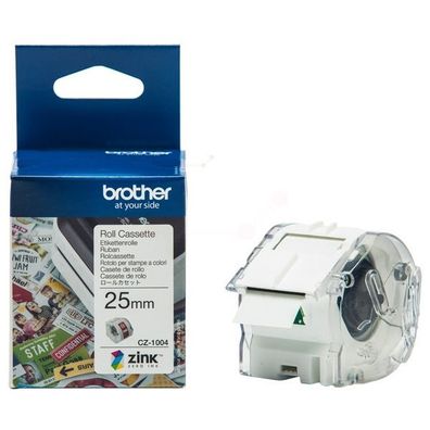 Original Brother CZ-1004 Farbetikettenrolle 25mm x 5m