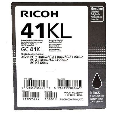 Original Ricoh GC-41 KL 405765 Tinte schwarz