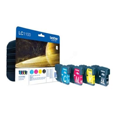 Original Brother LC-1100VALBP LC-1100VALBPDR Tinte Multipack schwarz cyan magenta ge