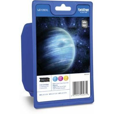Original Brother LC-1280XLRBWBP LC-1280XLRBWBPDR Tinte Multipack cyan magenta gelb 3