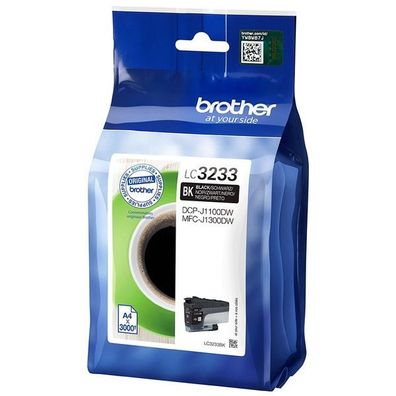 Original Brother LC-3233BK Tinte schwarz