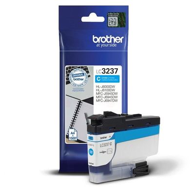 Original Brother LC-3237C Tinte cyan