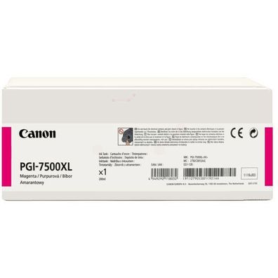Original Canon PGI-7500XLM 2792C001 Tinte magenta