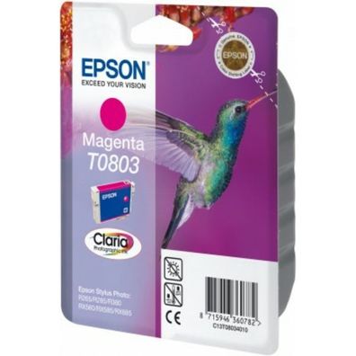 Original Epson T0803 C13T08034011 C13T08034021 Tinte magenta