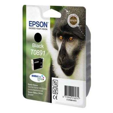 Original Epson T0891 C13T08914011 Tinte schwarz