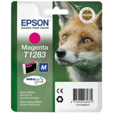 Original Epson T1283 C13T12834012 C13T12834022 Tinte magenta