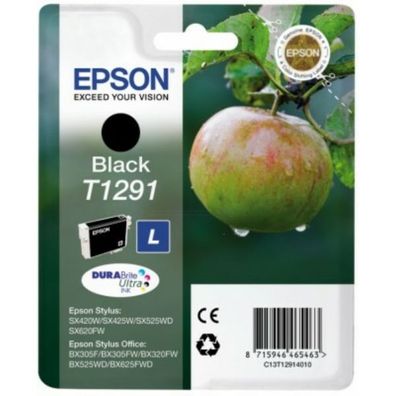 Original Epson T1291 C13T12914012 C13T12914022 Tinte schwarz