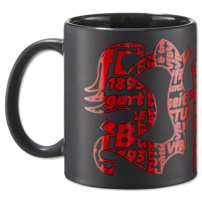 VfB Stuttgart Tasse Metallic Emblem – offizieller Lizenzartikel