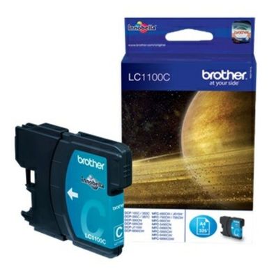Original Brother LC-1100C LC-1100CBP LC-1100CBPDR Tinte cyan