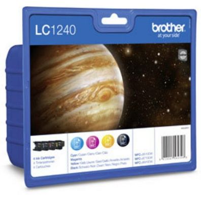Original Brother LC-1240VALBP LC-1240VALBPDR Tinte Multipack schwarz cyan magenta ge