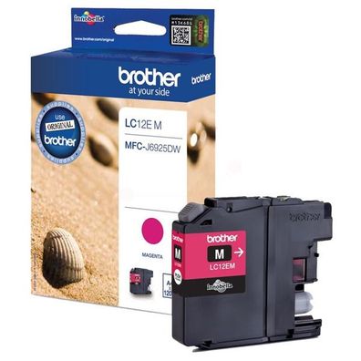 Original Brother LC-12EM Tinte magenta