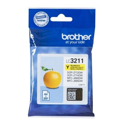 Original Brother LC-3211Y Tinte gelb