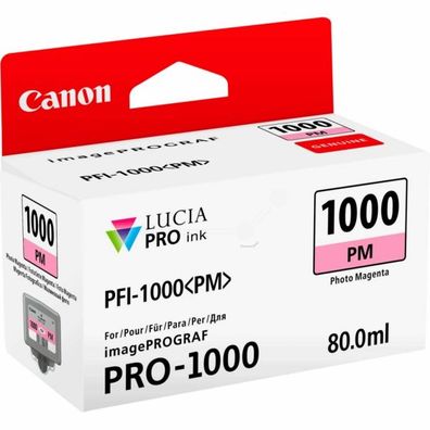 Original Canon PFI-1000 PM 0551C001 Tinte photo magenta