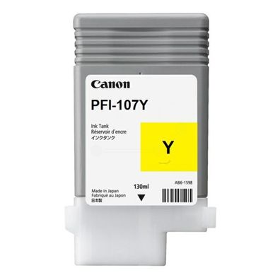 Original Canon PFI-107 Y 6708B001 Tinte gelb