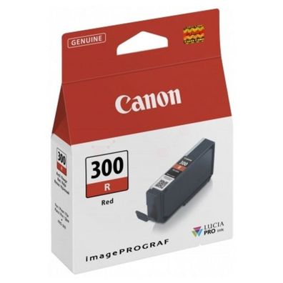 Original Canon PFI-300 R 4199C001 Tinte rot