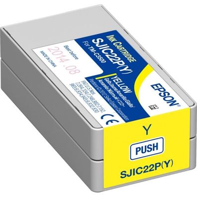 Original Epson SJIC22PY S-JIC22PY C33S020604 Tinte gelb