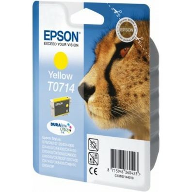 Original Epson T0714 C13T07144012 C13T07144022 Tinte gelb