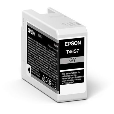 Original Epson T46S7 C13T46S700 Tinte grau