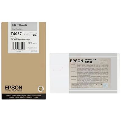Original Epson T6037 C13T603700 Tinte schwarz