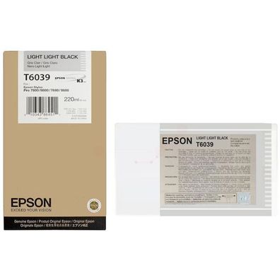 Original Epson T6039 C13T603900 Tinte schwarz