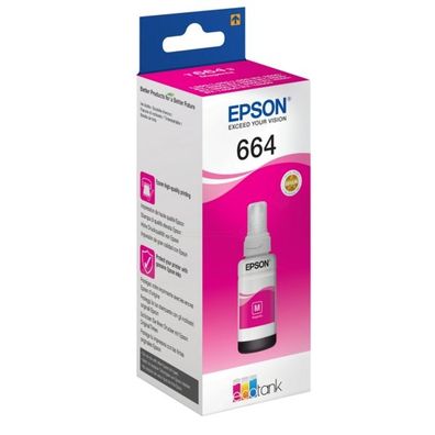 Original Epson T6643 C13T664340 C13T66434A Tintenflasche magenta