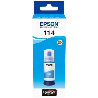 Original Epson 114 T07B2 C13T07B240 Tinte cyan