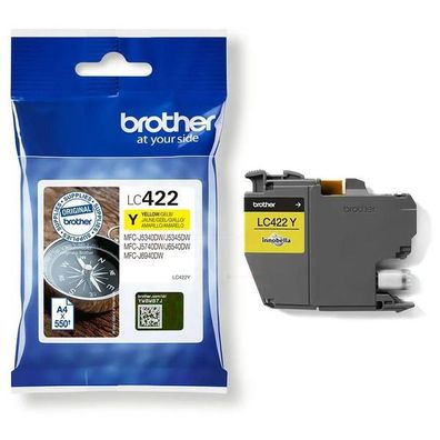 Original Brother LC-422 LC-422Y Tinte gelb