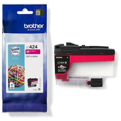 Original Brother LC-424 LC-424M Tinte magenta