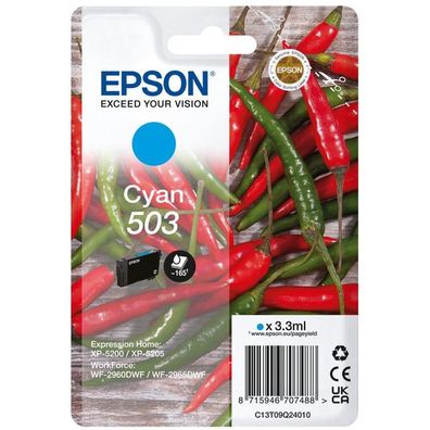 Original Epson 503 T09Q2 C13T09Q24010 Tinte cyan