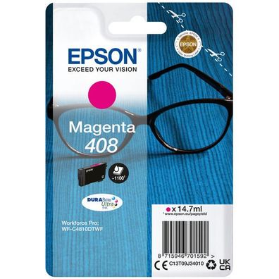 Original Epson 408 T09J3 C13T09J34010 Tinte magenta