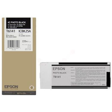 Original Epson T6141 T13T614100 Tinte matt schwarz