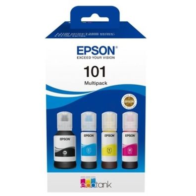 Original Epson 101 T03V6 C13T03V64A Tinte Multipack schwarz cyan magenta gelb 4 Stü