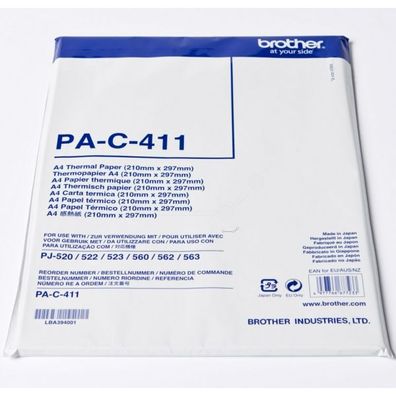 Original Brother PA-C411 Thermo-Transfer-Papier schwarz