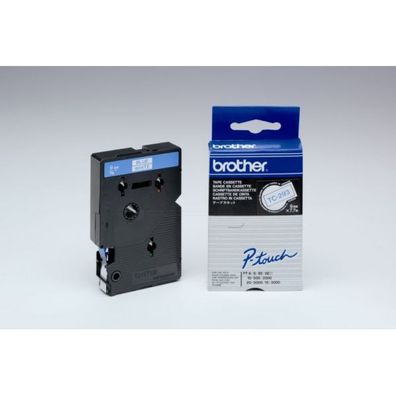 Original Brother TC-293 Schriftband blau auf weiß 9mm x 77m