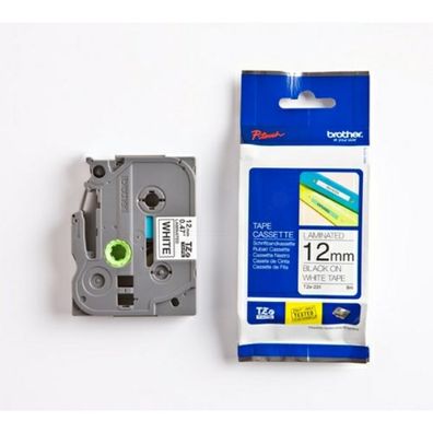 Original Brother TZE-231 Schriftband schwarz auf weiß 12mm x 8m