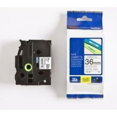 Original Brother TZE-261 Schriftband schwarz auf weiß 36mm x 8m