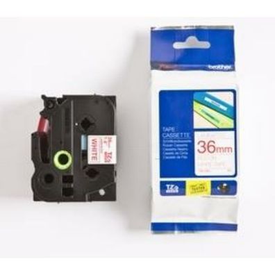 Original Brother TZE-262 Schriftband rot auf weiß 36mm x 8m