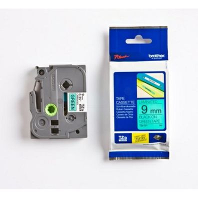 Original Brother TZE-721 Schriftband schwarz auf grün 9mm x 8m