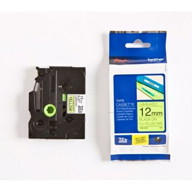 Original Brother TZE-C31 Schriftband schwarz auf signalgelb 12mm x 5m