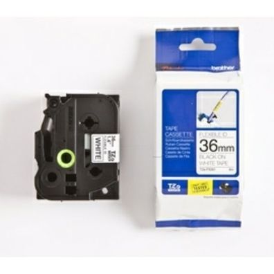 Original Brother TZE-FX261 Schriftband schwarz auf weiß 36mm x 8m