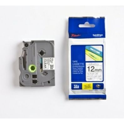 Original Brother TZE-M31 Schriftband schwarz auf transparent matt 12mm x 8m