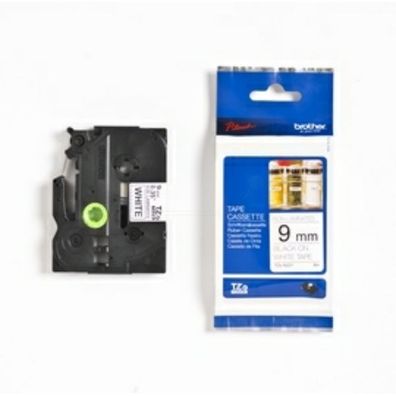 Original Brother TZE-N221 Schriftband schwarz auf weiß 9mm x 8m