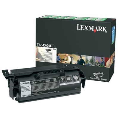 Original Lexmark T654X04E 0T654X04E Toner schwarz