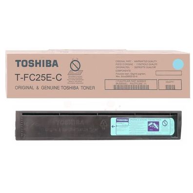 Original Toshiba T-FC25E-C 6AJ00000072 6AJ00000199 Toner cyan