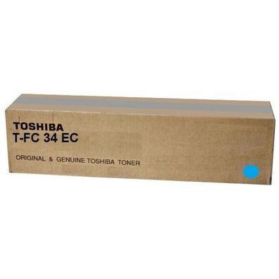Original Toshiba T-FC34E-C 6A000001524 6A000001782 Toner cyan