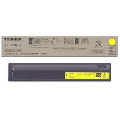 Original Toshiba T-FC50E-Y 6AJ00000111 6AJ00000225 Toner gelb
