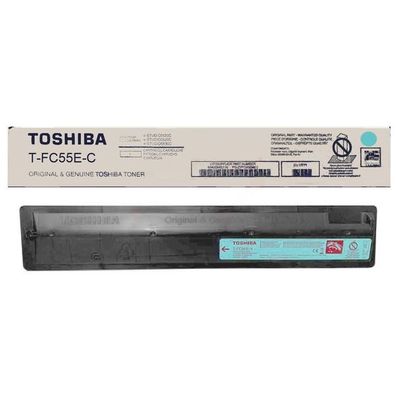 Original Toshiba T-FC55E-C 6AK00000114 6AG00002318 Toner cyan
