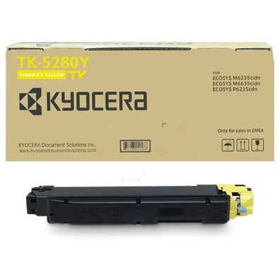 Original Kyocera TK-5280Y 1T02TWANL0 Toner gelb